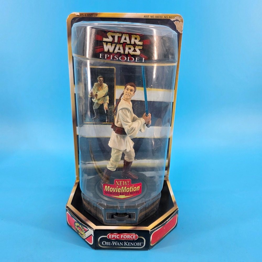 Star Wars Episode I Epic Force Obi-Wan‎ Kenobi MovieMotion Figure 1999 Hasbro